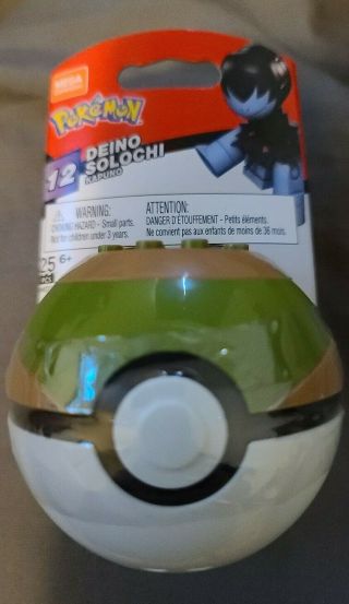 Mega Construx Pokemon: Deino Gmd24 25pcs In Package