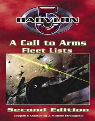 Mongoose Babylon 5 Call To Arms Mini Fleet Lists Ex