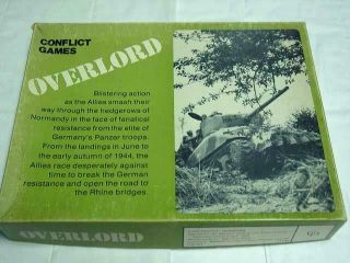 Conflict Games 1977 - Overlord - The Normandy Campaign Game (punched)