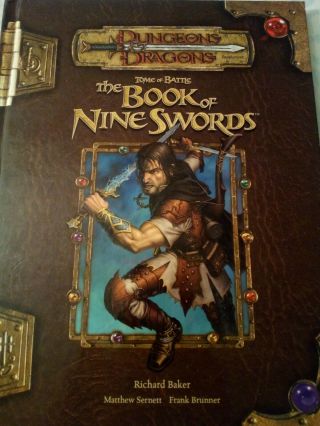 Dungeons And Dragons The Book Of Nine Swords Blade Magic 1st Print Vg