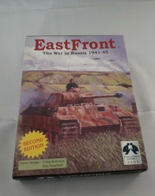 East Front The War In Russia,  1941 - 45 Columbia Games Open Box Unplayed Unpunched