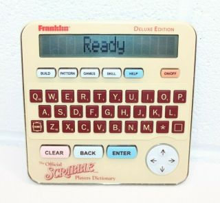 Franklin Electronic Official Scrabble Players Dictionary Deluxe Edition Scr - 228