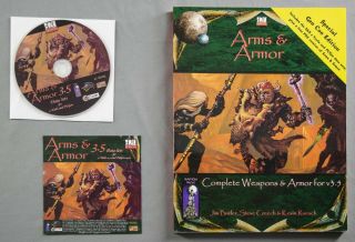 Bastion Press,  Arms & Armor D20 Rpg,  Special Signed Gen Con 2004 Edition W/t Cd