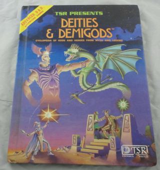 Advanced Dungeons & Dragons Deities & Demigods Ad&d Tsr2013 Ad&d 1980
