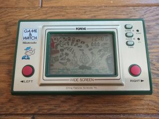 Nintendo Game And & Watch Popeye 1981 Japan