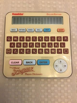 Franklin Electronic Official Scrabble Players Dictionary Scr - 228 Deluxe