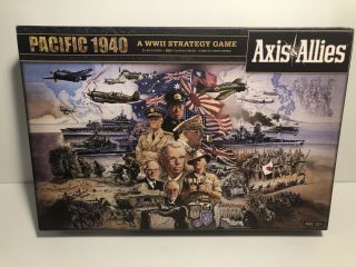 Axis & Allies Pacific 1940 Avalon Hill Larry Harris Jr.  Game Complete Unplayed