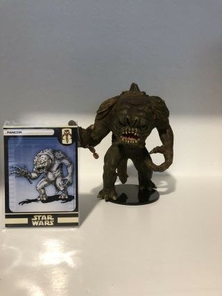 Rancor 26/60 Star Wars Miniatures Universe Nm With Card Very Rare Huge