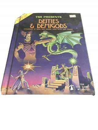 Advanced Dungeons And Dragons Deities And Demigods 1980 128 Pages