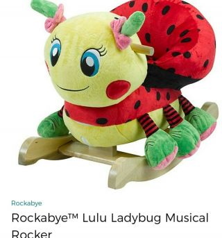 Rockabye Lulu Ladybug Musical Rocker