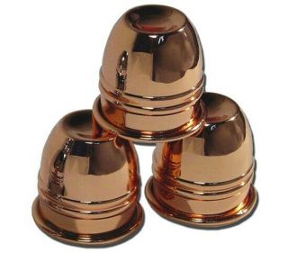 Heavy Copper Penguin Cups For Cups And Balls Magic,  Balls & Rugged Pouch