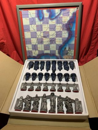 Franklin Complete Civil War Chess Set