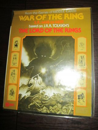 Spi War Of The Ring Punched Complete Board Wargame