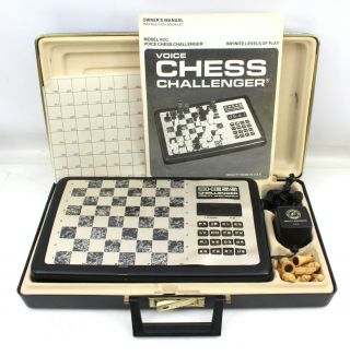 Vintage Voice Chess Challenger Fidelity Electronics Manuals Power Supply Read