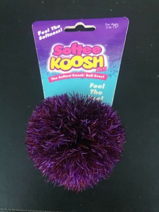 Softee Koosh Ball Classic - One - Vintage Toy - Purple - Vintage Nwt