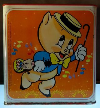 Mattel Inc Porky Pig In - The - Music - Box,  Vintage 1964