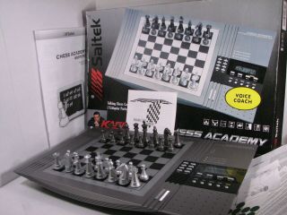 Kasparov Saitek Computer Chess Academy K05v Complete With Instructions And Box