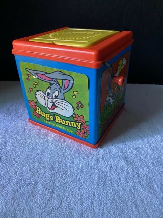 Mattel Bugs Bunny In The Music Box 1976 Warner Bros.  Inc.  Great Cond & 2