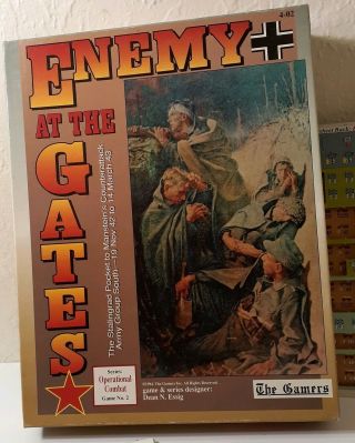 Operational Combat Series - Game No.  2 - Enemy At The Gates Good Vintage