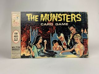 The Munsters Card Game Vintage Milton Bradley 1964 Monster Toys Rat Fink