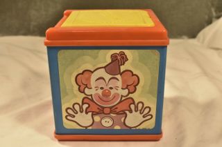 Vintage 1976 Mattel Jack in the Box:Pop Up Clown Toy 3