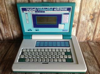 Vtech Talking Whiz Kid Notebook - Vintage Electronic Kids Computer