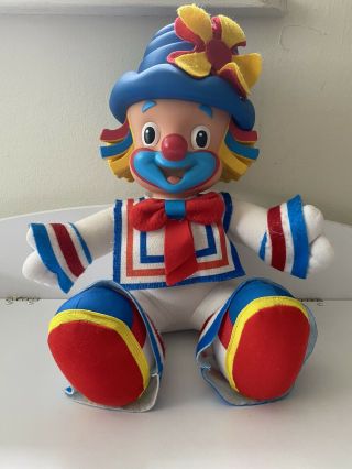 Patati Patata Portuguese Clown Doll Plush Vinyl Head Red White Blue Multibrink