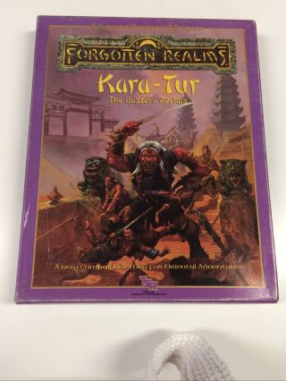 Ad&d Forgotten Realms Kara - Tur Eastern Box Set Advanced Dungeons & Dragons Tsr
