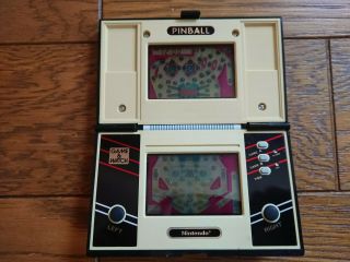 NINTENDO GAME AND & WATCH Pinball 1983 JAPAN 2