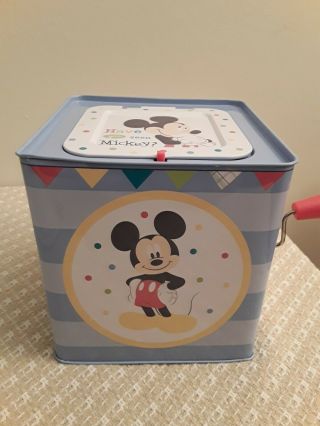 2014 Disney Baby Mickey Mouse Jack In The Box / Kids Preferred