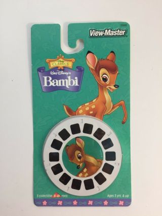 Mattel View - Master Disney Bambi 3d Reels 1998