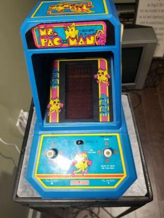 Coleco Ms Pacman Mini Electronic Tabletop Arcade Game 1982
