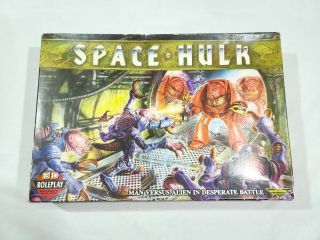 Space Hulk (1st Ed) Role Playing Board Game - Incomplete No Mini Figures