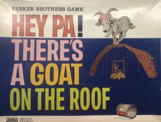 1966 Hey Pa There’s A Goat On The Roof Board Game - 100 Complete
