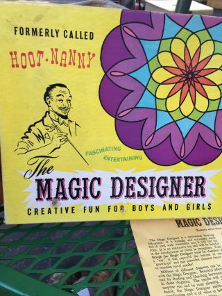 Vintage Hoot - Nanny Magic Designer Mechanical Drawing Northern Signal Co.  W/box