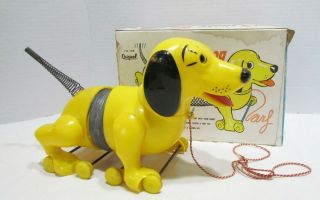 Slinky Dog Pull Toy Vintage C.  1960 