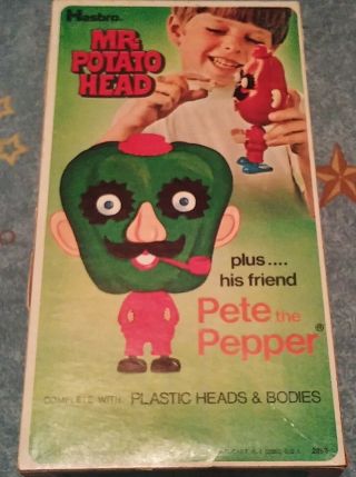 1970 Hasbro Pete The Pepper Plus His Friend Mr.  Potato Head Vintage Collectible
