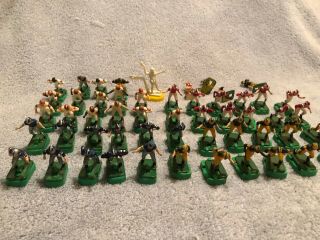 70s Tudor Electric Football Team Painted - Patriots - Browns - Cowboys - Packers