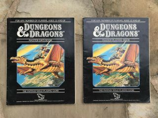 1985 1st Printing - Tsr D&d Dungeons And Dragons Set 4: Master Rules Rule Books