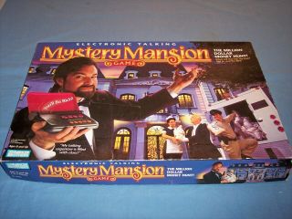 Electronic Talking Mystery Mansion 1995 Organizer 100 Complete