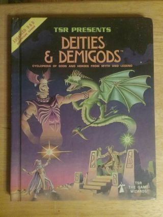 Deities & Demigods - 1st Edition - Advanced Dungeons & Dragons - Ad&d 128 Pages