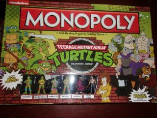 Tmnt Teenage Mutant Ninja Turtles Monopoly Collector 
