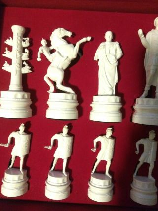 CLASSIC GAMES CHESS SET Ancient Rome Complete vintage 1963 3