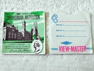 Three Reel Set Of Vintage View Master Reels - Smithsonian Institution From 1962
