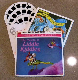 View - Master - B 5771/3 Gaf Mattel The World Of Liddle Kiddles 3 Reel Package
