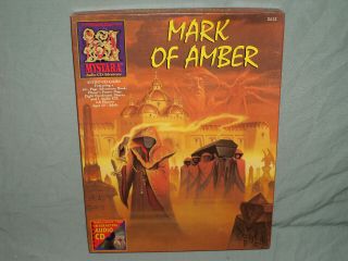 Ad&d Boxed Audio Cd Adventure Set - Mark Of Amber (rare - And Nr)