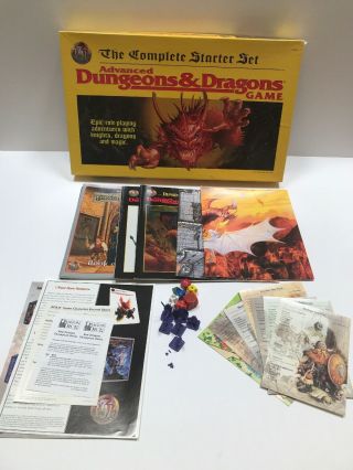 The Complete Starter Set Dungeons & Dragons Board Game - Complete Tsp 1167 1995