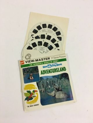 Gaf View - Master Walt Disney World Adventureland No.  A 949 Vintage