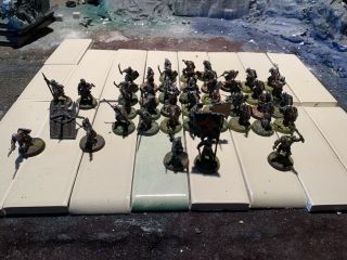Lord Of The Rings Games Workshop Orc Army (42),  Seige Weapon,  7 Metal Captains