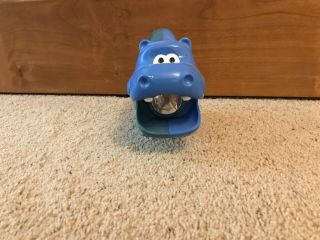 Little Tikes Giggle & Glow Vintage Kids Blue Hippo / Hippopotamus Flashlight Toy